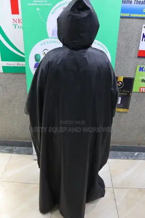 Poncho Raincoat - Black