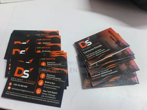Quality Laminated Business Cards - 1