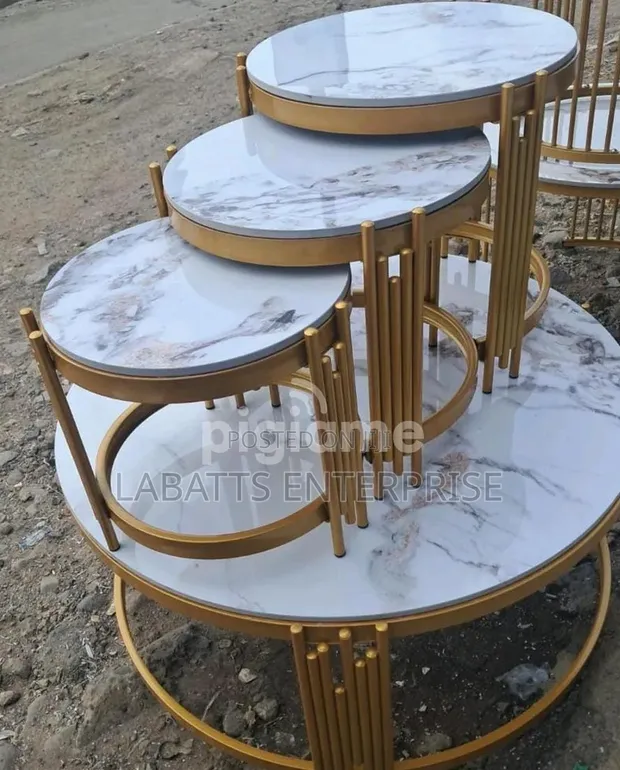 4-in-1 Executive Pure Marble Table - 1
