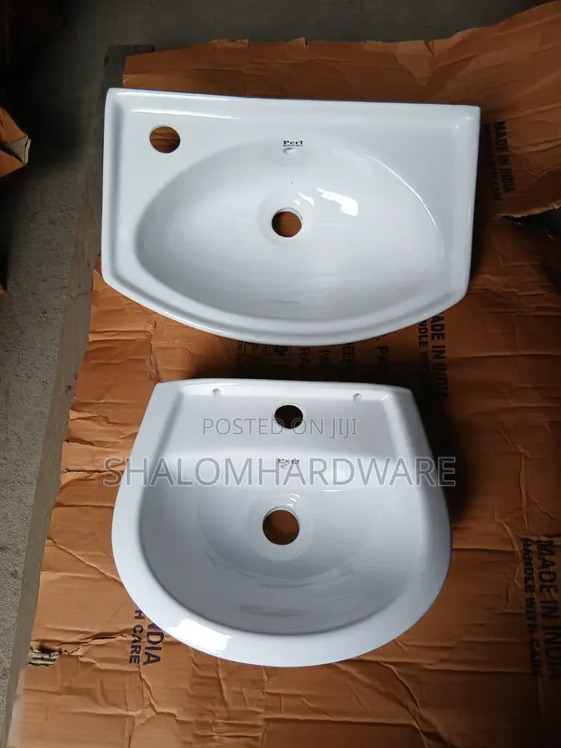 Premier Ceramic Semicircle Wash Hand Basin - 1