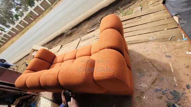 Orange Bubble Seat 3 Seater Sofa - 1