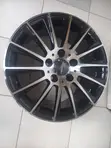 Rims Mpya za Alloy Nyeusi na Fedha 18-inch - 1