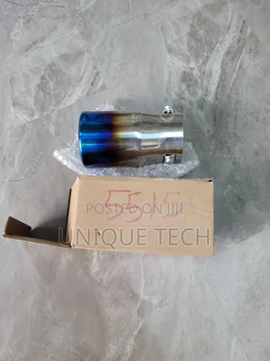 Rainbow Finish Car Exhaust Tip | Universal Muffler