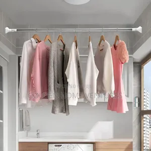 Adjustable Telescopic Shower Curtain Rail 110-200cm