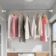 Adjustable Telescopic Shower Curtain Rail 110-200cm - 1
