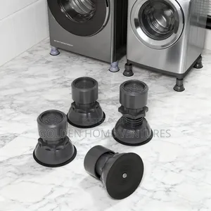 4Pcs Adjustable Anti-Vibration Foot Pads for Washer/Fridge