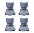 4Pcs Adjustable Anti-Vibration Foot Pads for Washer/Fridge - 2
