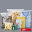 Heavy Gauge Reusable Clear Ziplock Storage Bags Set - 1