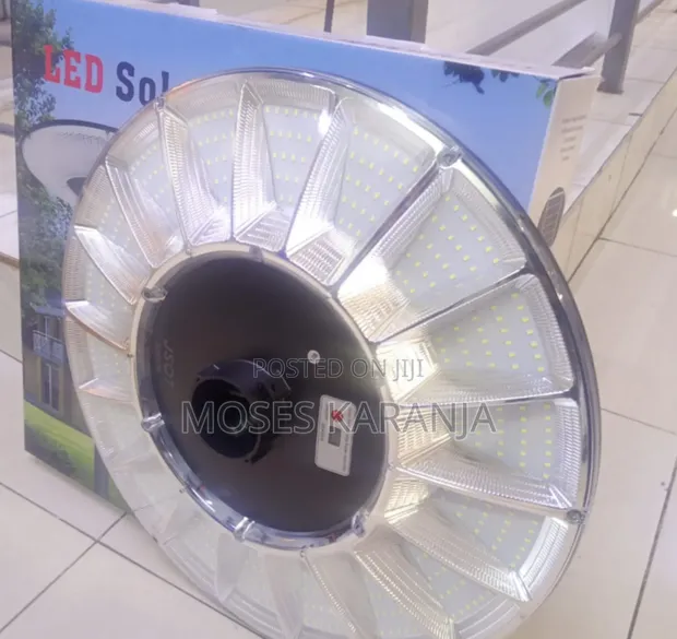 Solar-Powered LED Light with 5m Extension Cable - 1