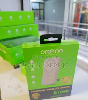 Oraimo Power Bank ya 200000mAh Inachaji kwa Magnetic
