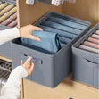 9 Grid Jeans Clothes Wardrobe Organizer Storage Box - 2