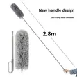 Duster ya Microfiber inayoweza Kurefushwa, Pole ya 2.8m - 3