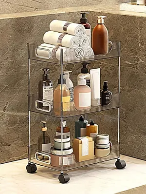 3 Tier Acrylic Rolling Storage Cart Organizer