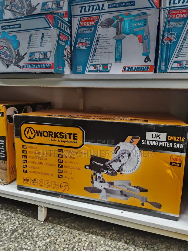 Worksite 1800W 10-Inch Sliding Miter Saw - 1