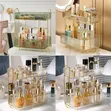 Luxury 2-Tier Gold Cosmetic Storage Rack - 3