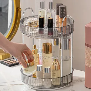 Kipanga Makeup cha 2-Tier cha Mzunguko wa 360