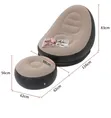 Kiti cha Sofa cha Kujipuliza cha Deluxe chenye Ottoman - 4