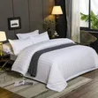 Striped Cotton Duvet Cover Set 6x7 Feet - 6 Piece Bedding - 1