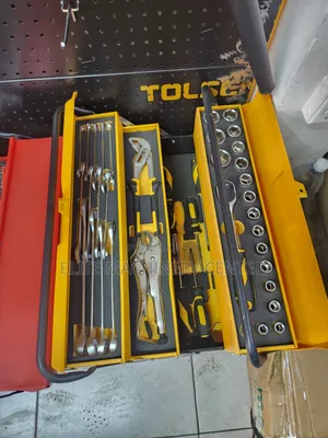 Tolsen Zana za Mitambo 60-Piece kwenye Sanduku la Zana la Metal la Toleo la 5
