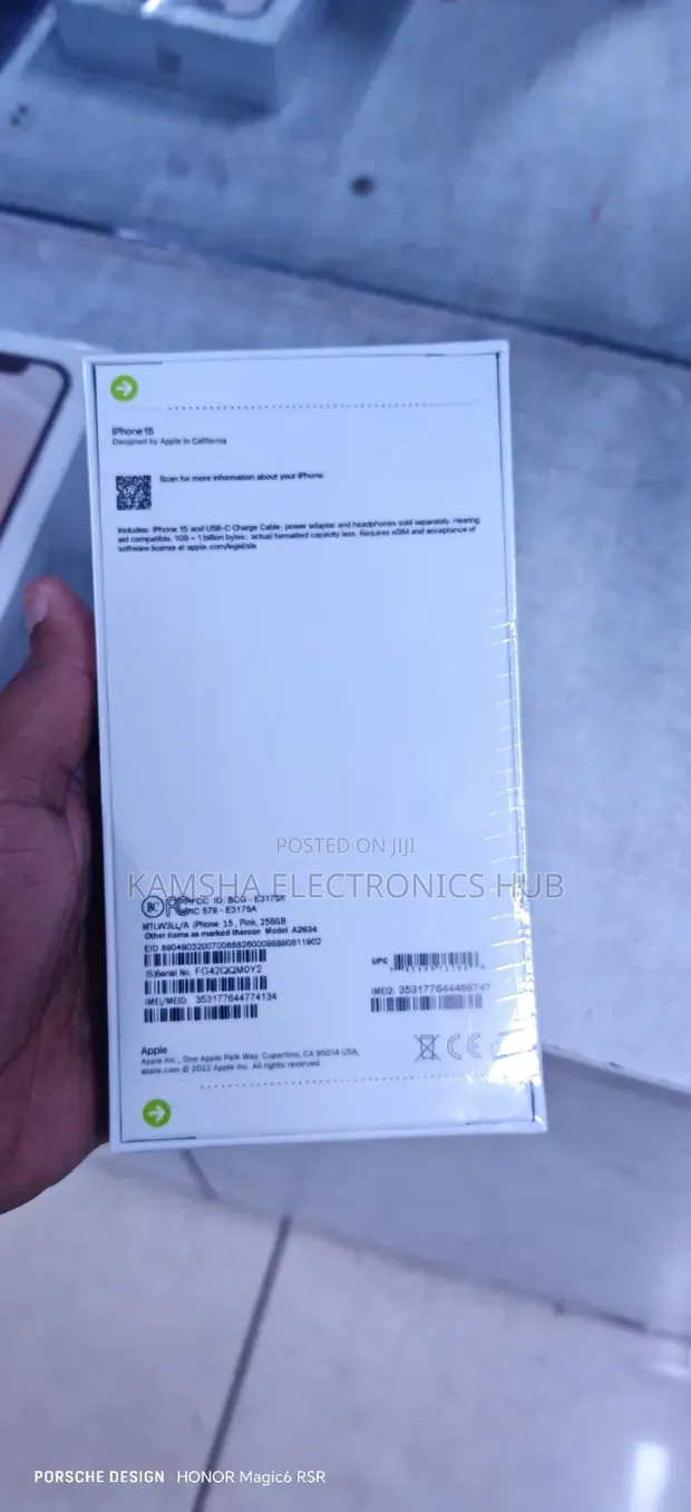 Apple iPhone 15 Plus 256GB Mpya Pink - 1