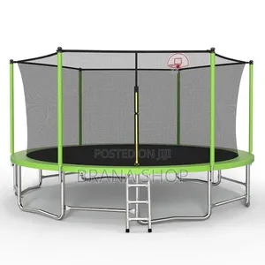 10ft Lime Green Kids Bouncer Trampoline