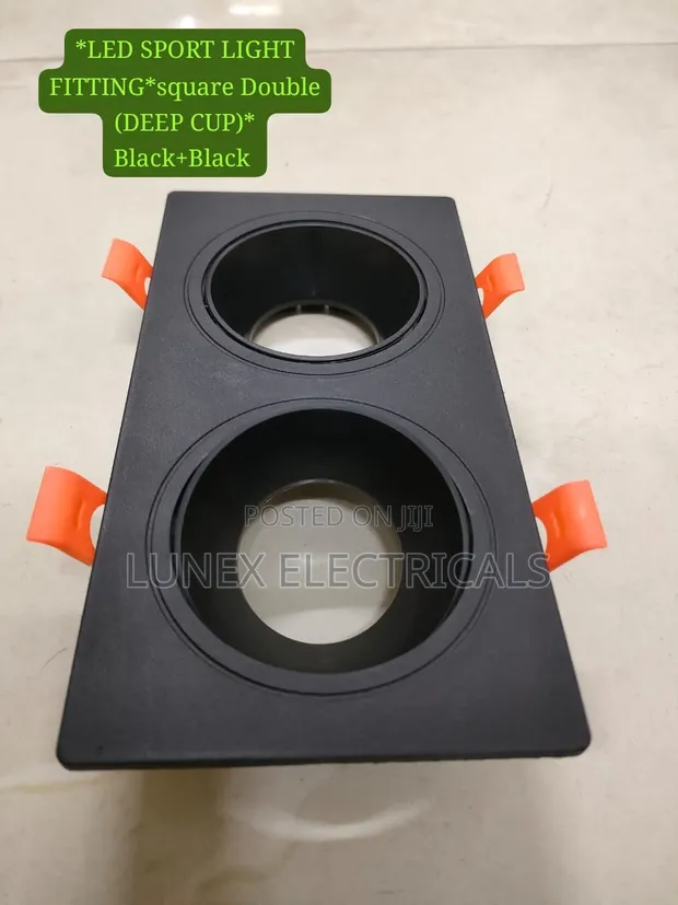 ATTA Lighting Double Square Spotlight Fittings - 1