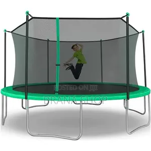 14ft Lime Green Outdoor Trampoline
