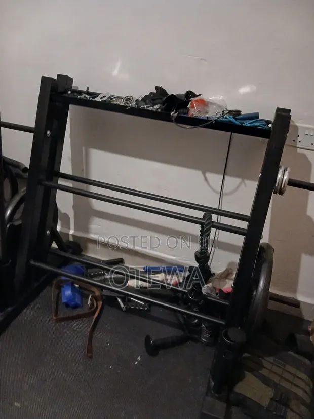 Used Gym Weights Storage Rack - 1