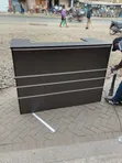 Grey Office Reception Desk - 1