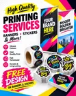 Banners & Stickers Printing with Free Design - 2
