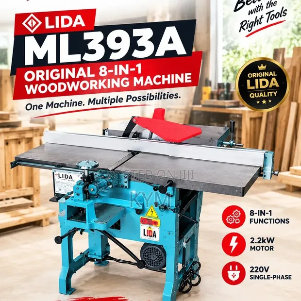 LIDA ML393A Mashine ya Kuni 8-in-1 - 1