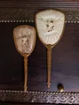 Vintage English Hair Brush and Mirror Set - 5