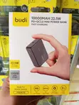 Budi 10000mAh 22.5W PD+QC3.0 Mini Power Bank (PB097B) - 1