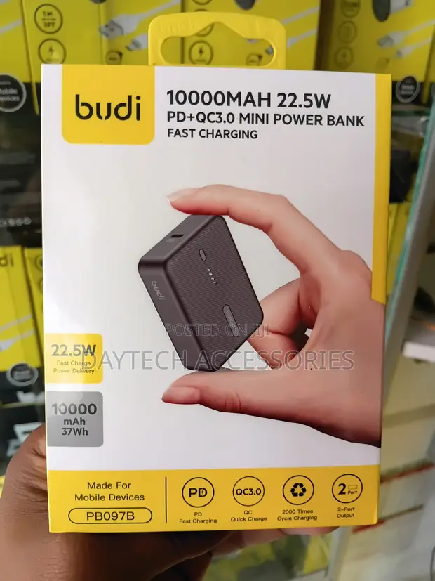 Budi Mini Power Bank 10000mAh 20W PD+QC3.0 - 1