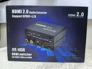 HDMI 2.0 Audio Extractor Inasaidia 4K@60Hz