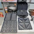 Boma 4-in-1 Maker ya Sandwich, Waffle, Donut & Grill Press - 1