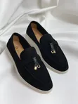 Viatu vya Munnaz Craft vya Ngozi vya Flats - 5