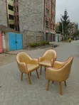 Viti Moderni vya Mgahawa au Saluni - Rangi ya Dhahabu - 1