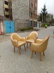 Viti Moderni vya Mgahawa au Saluni - Rangi ya Dhahabu - 2