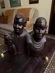 Kinyago cha Kale cha Mbao cha Afrika cha Mwaka 1950 - 1