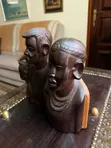 Kinyago cha Kale cha Mbao cha Afrika cha Mwaka 1950 - 2