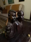 Kinyago cha Kale cha Mbao cha Afrika cha Mwaka 1950 - 4