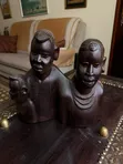 Kinyago cha Kale cha Mbao cha Afrika cha Mwaka 1950 - 5