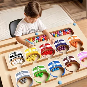 Colorful Magnetic Maze Board Montessori Toy