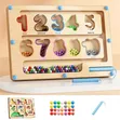 Colorful Magnetic Maze Board Montessori Toy - 4