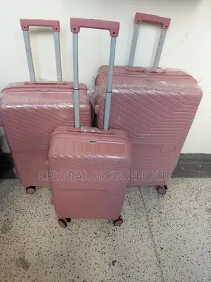 Set ya Samsonite Boniao Isiyovunjika ya PP - Pink Vipande 3