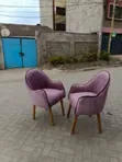 Light Purple Modern Manicure Styling Seats - 2