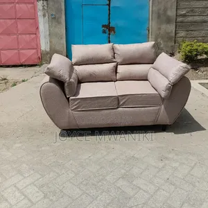 Seti ya Sofa ya Kisasa ya Viti 2, Beige