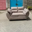 Seti ya Sofa ya Kisasa ya Viti 2, Beige - 1