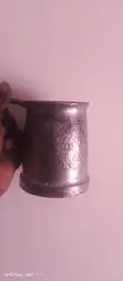 1953 Queen Elizabeth II Coronation Tankard - EPNS Hammered Antique - 2